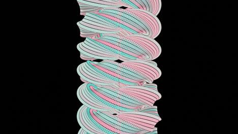 4k video animation of a beautiful abstract sci-fi object moving in a straight line.