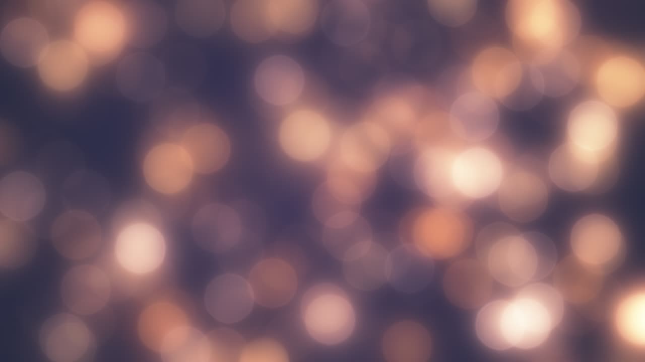 animación navideña colorida con bokeh suave
