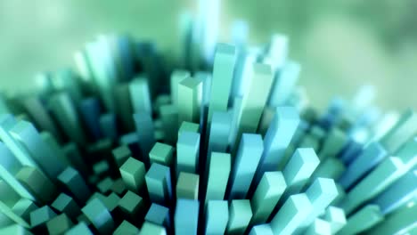 estructura molecular futurista de 4k.