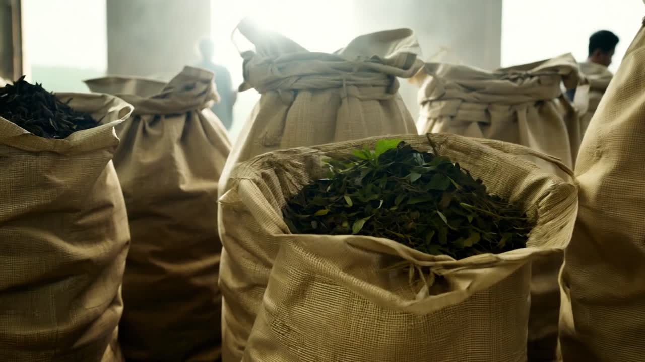 Sacks of Tea Leaves