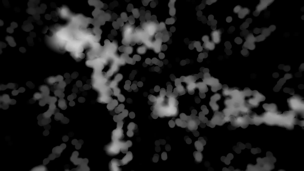 Abstract 3d background rendering with rhythmically moving balls.