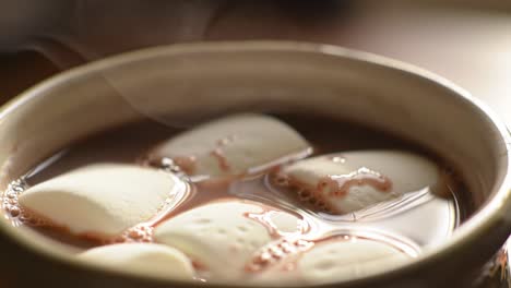 hot chocolate with marshmallows