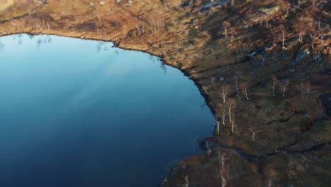 Luftaufnahme-Der-Sumpfigen-Landschaft-Im-Norden-Norwegens