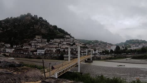 timelape of berat, albania