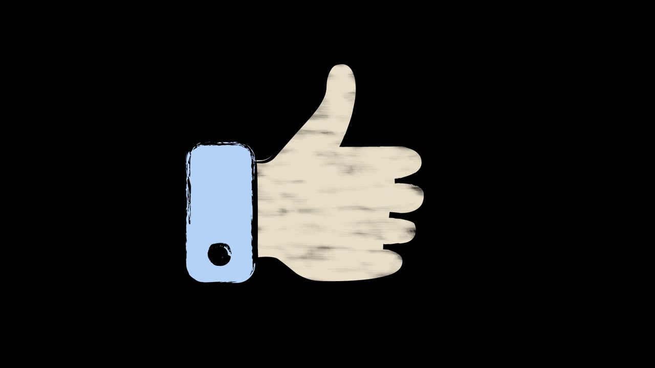 Animated Thumbs Up Hand Gesture