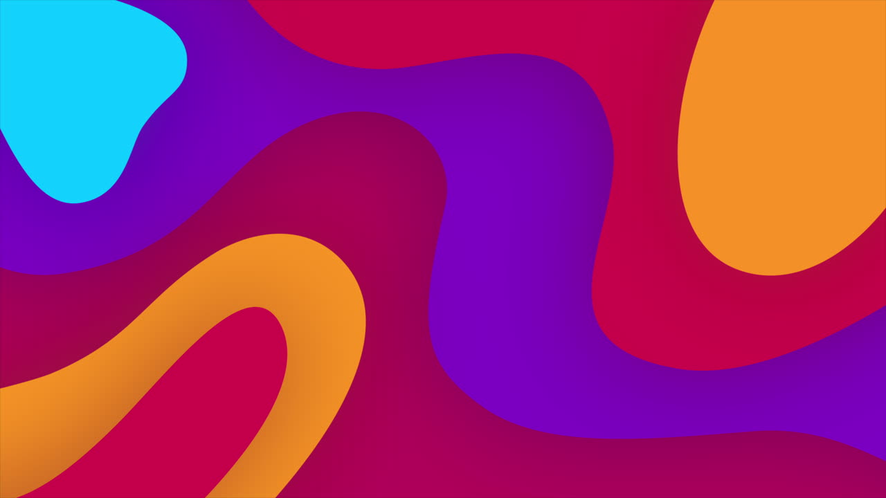 Modern Abstract Background with Colorful Flowing Shapes