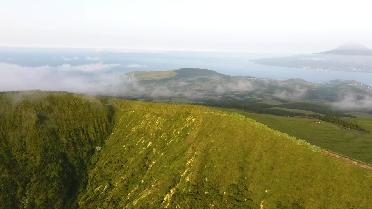 la caldeira en la isla faial