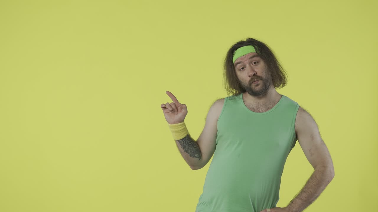 Funny 80s Fitness Enthusiast