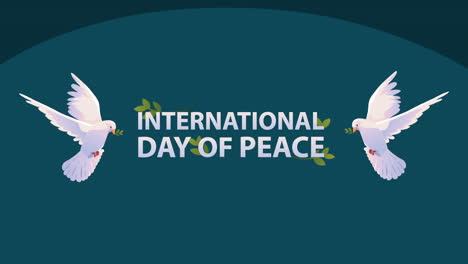 international day of peace lettering