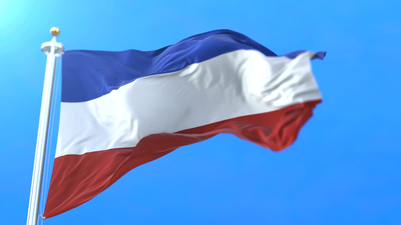 독일의 레스비히 홀슈타인 주 (schleswig-holstein) 의 국기.