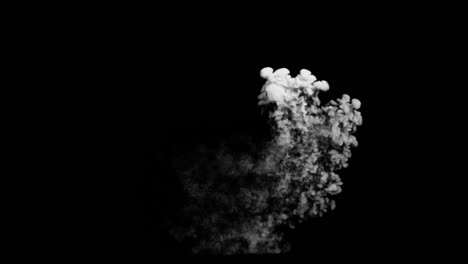 white smoke explosion