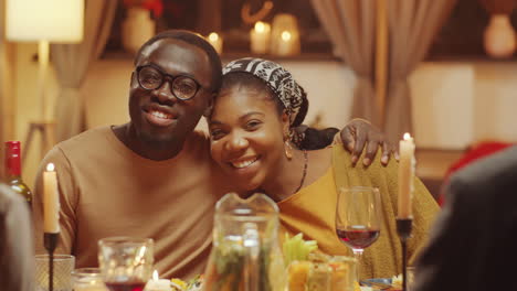 lovely couple at dining table