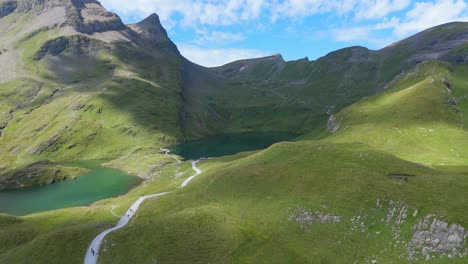 lake in grindelwald, bern, switzerland