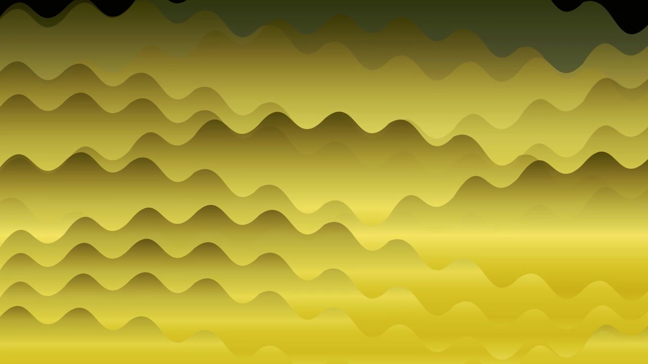 Abstract Golden Wavy Background Animation
