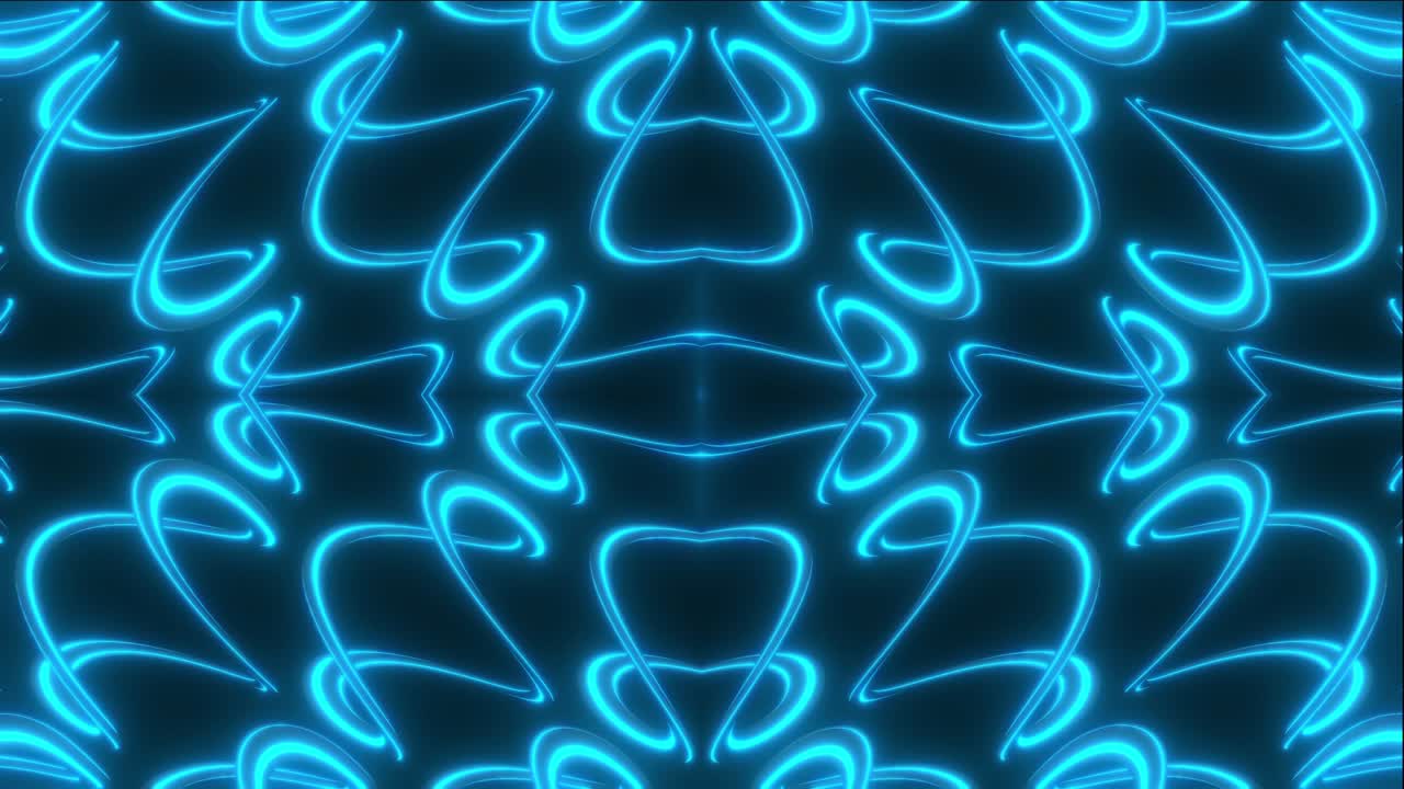Motivo geometrico astratto blu neon