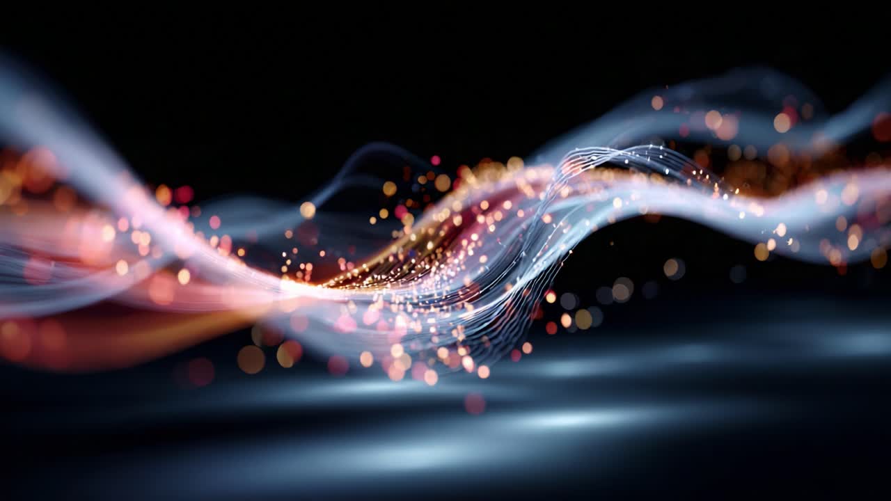 Mesmerizing Waves of Light and Color: A Stunning Visual Experience of Flowing Patterns and Ethereal Lights Captured in Two Dynamic Frames of a Video Sequence