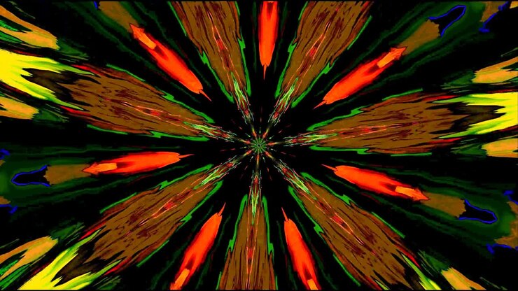 Background for playing video jockey, VJ