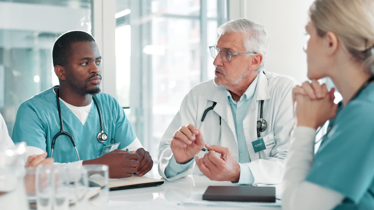 Doctors in a meeting