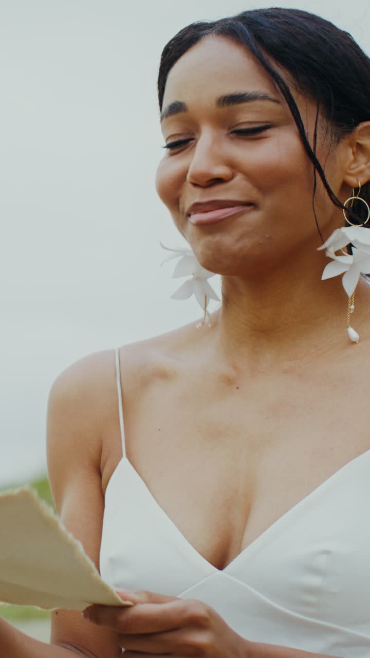 Wedding portrait of a woman
