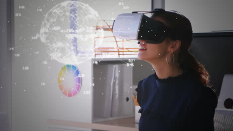 mujeres que usan gafas de realidad virtual