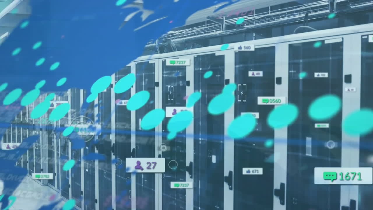 데이터 처리 및 서버  ⁇ 에서 세계 지도의 애니메이션