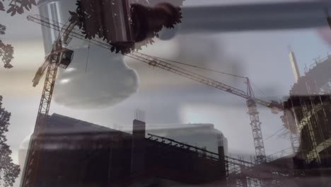 digital animation of buildings under construction 4k