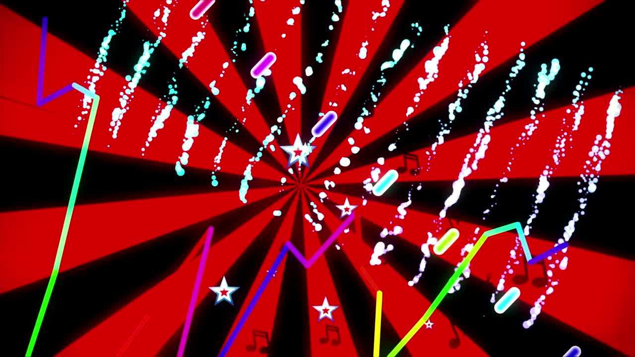 음악 스트럼 빈티지 vj 루프