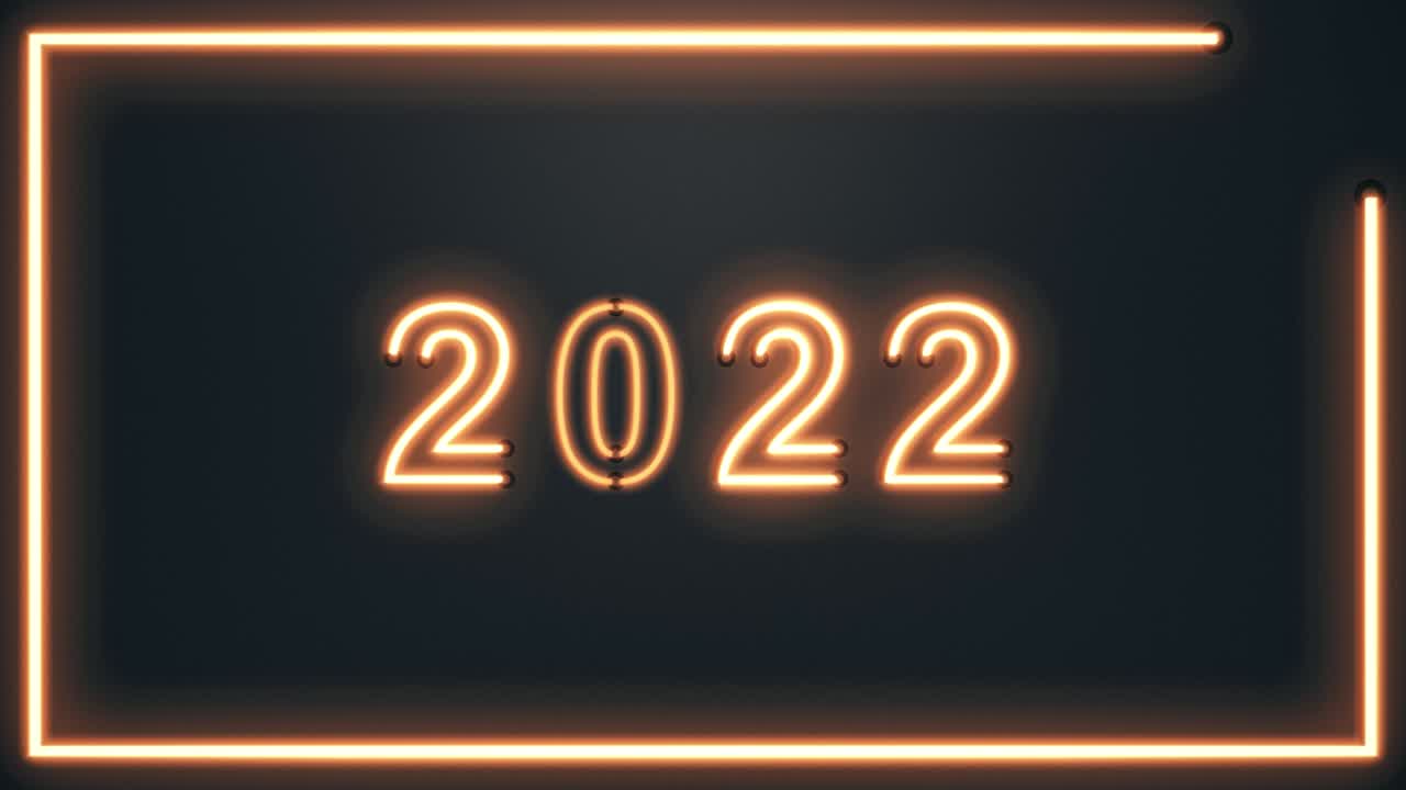 4k colorido y brillante señal de 2022