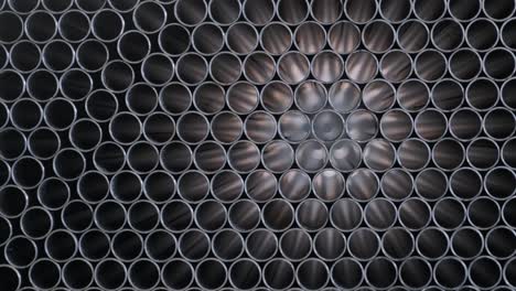 abstract background of steel pipes