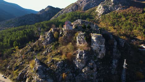 rubik monastery church, exploring the 11th century cultural monument amidst the mountains albanian landscape