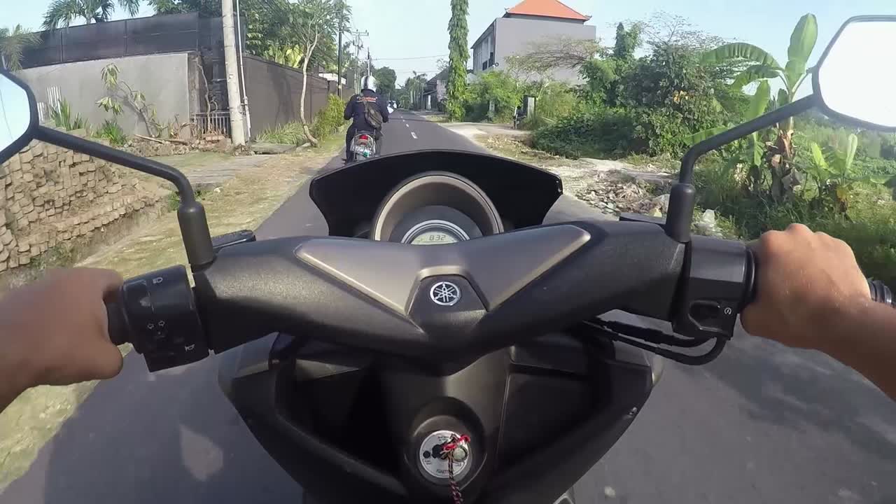 Motorcycle ride POV