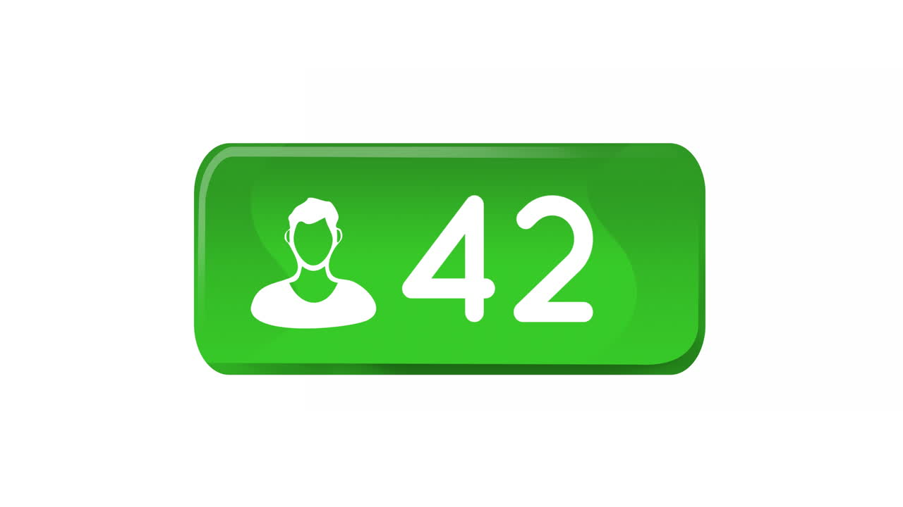 Numero crescente di follower 4k