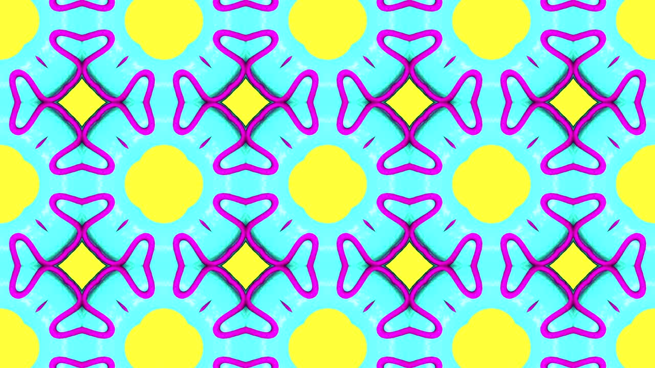 Seamless abstract pastel colored kaleidoscope or mandala.