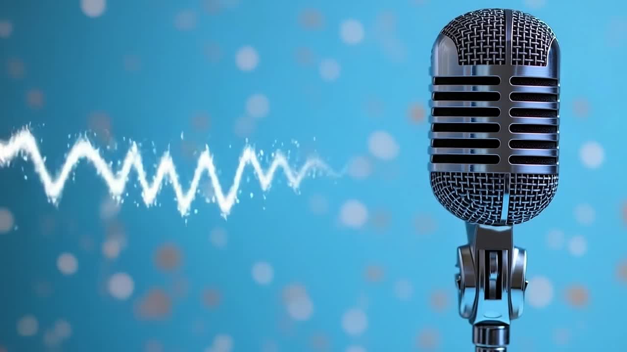 micrófono de época