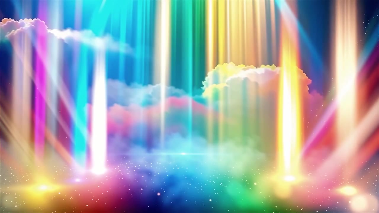 キリスト教の天国の光の礼拝背景