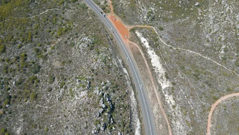 Blick-Auf-Die-Schnellstraße-Von-Oben