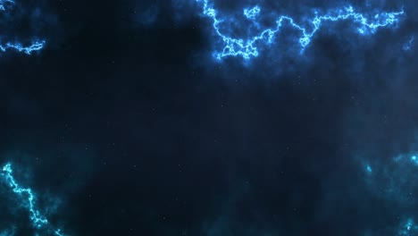 viajar a través de campos estelares en el espacio. fondo de bucle de nebulosa del espacio profundo con estrella brillante y plasma. cámara de bucle sin costuras 4k 3d volando a través de nubes y campos de estrellas en el espacio exterior como el cielo.