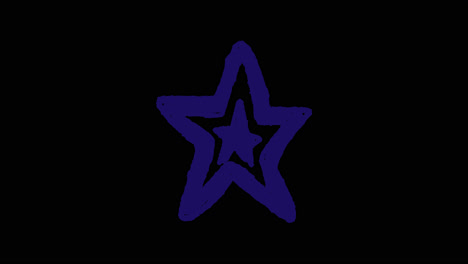púrpura estrella