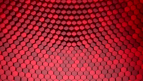 los hexágonos forman una onda
