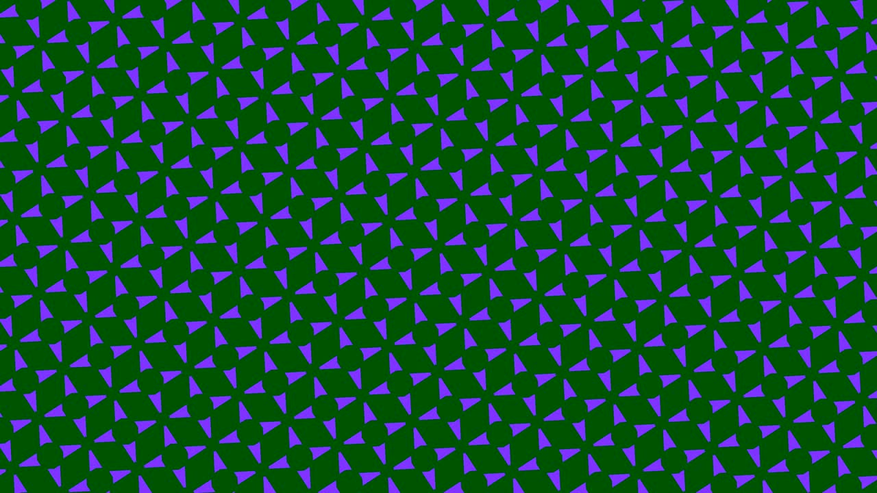 patrón gráfico que cambia de color a medida que gira hacia la izquierda