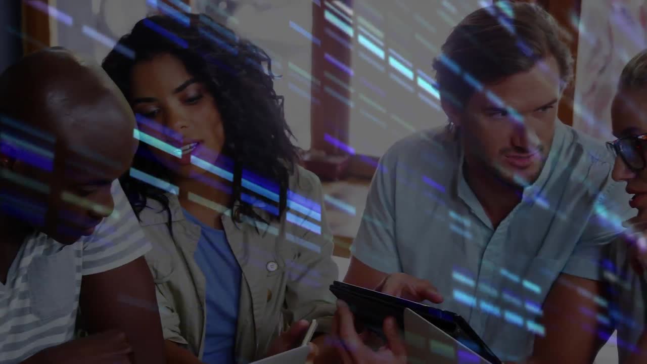 Data processing against office colleagues using electronic devices