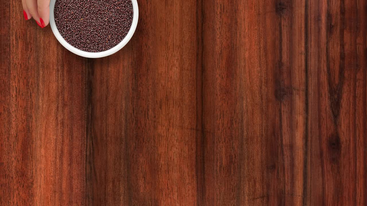 검은 겨자 씨 을 바치는 것