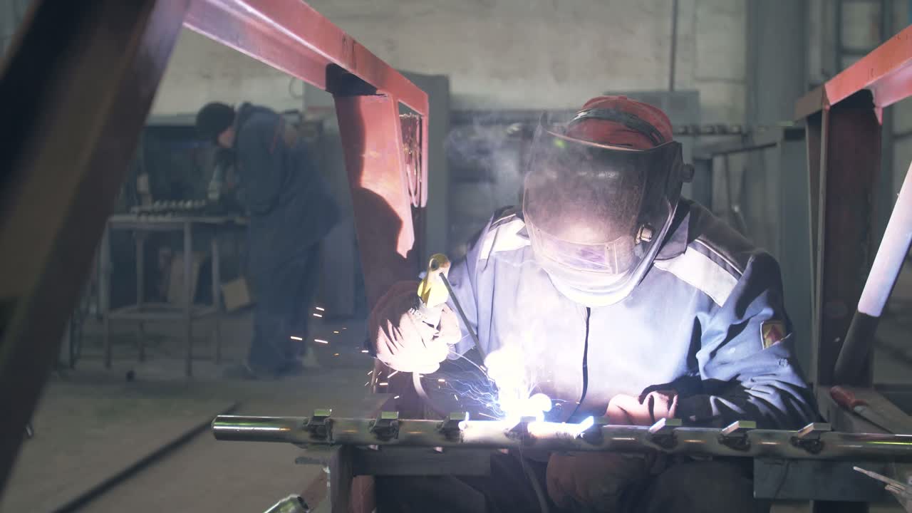 Welding Process in a Factory