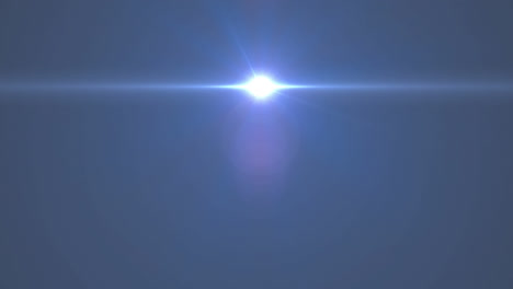 animación digital de un punto de luz que se mueve contra un fondo azul