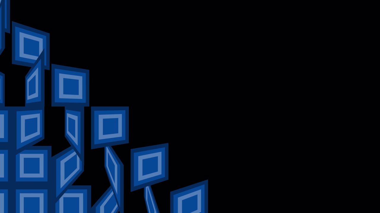 Blue Square Pattern