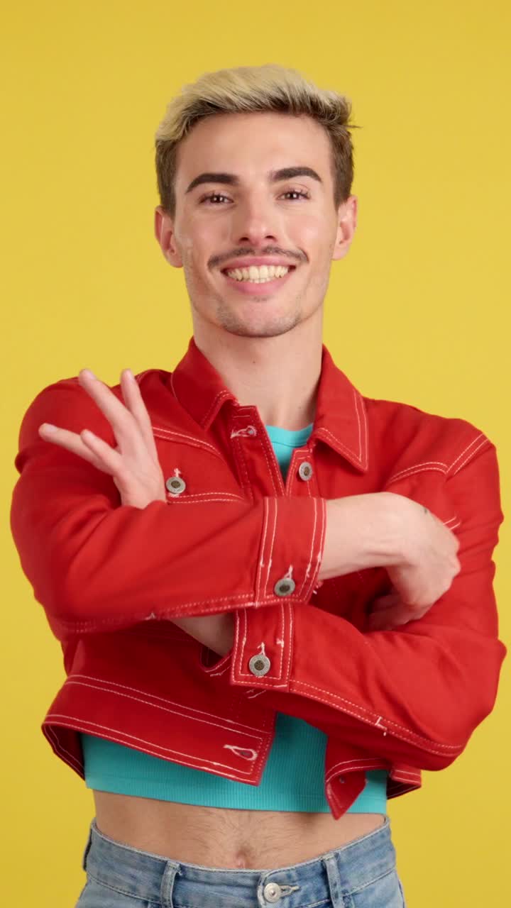 Portrait of a man in a red jacket