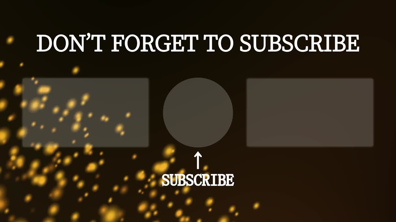 gráficos de movimiento de pantalla de extremo de tarjeta de punto flotante luminoso