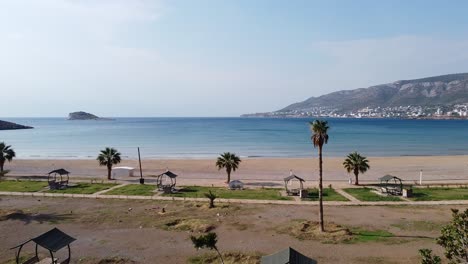 Meer-Wäscht-Leeren-Strand