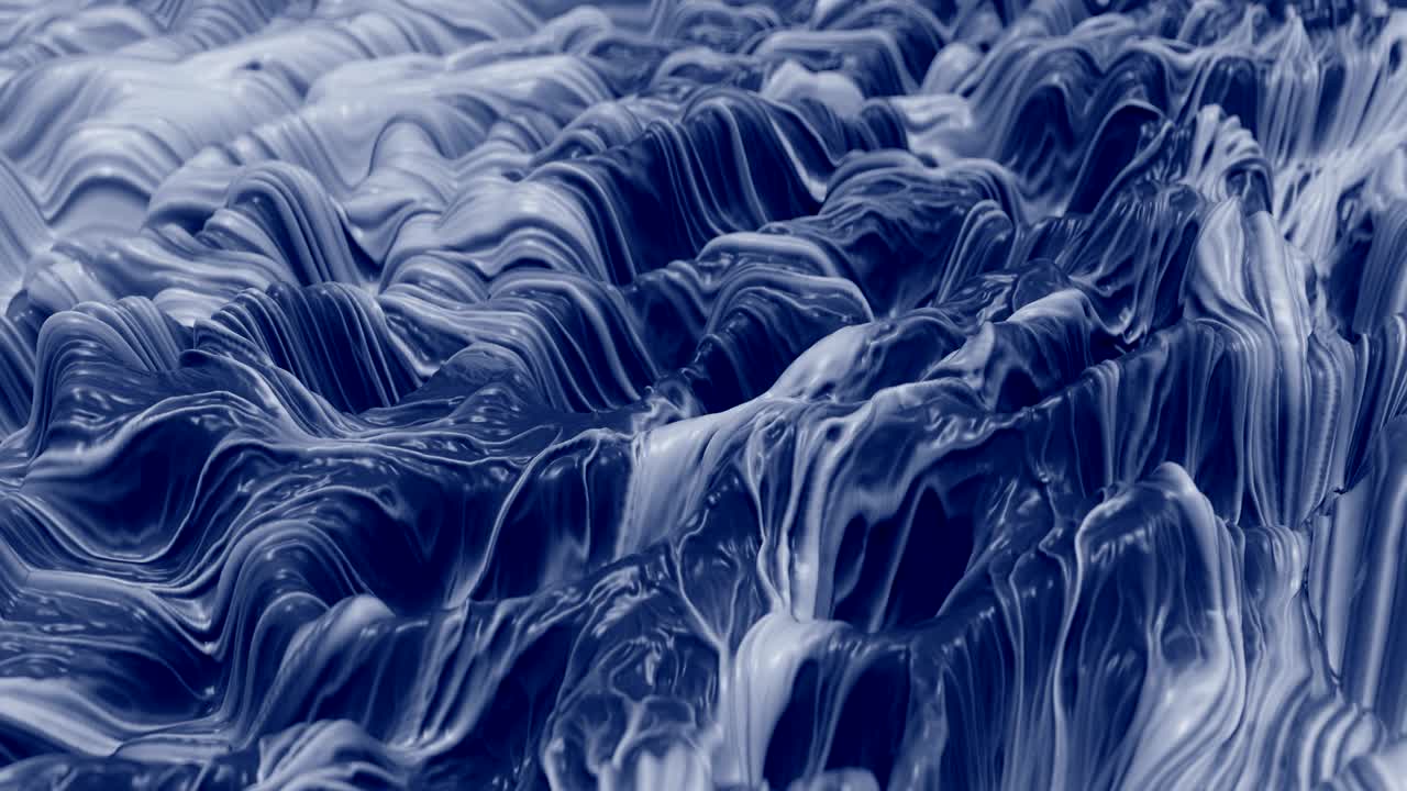 Abstract rippled alien surface.