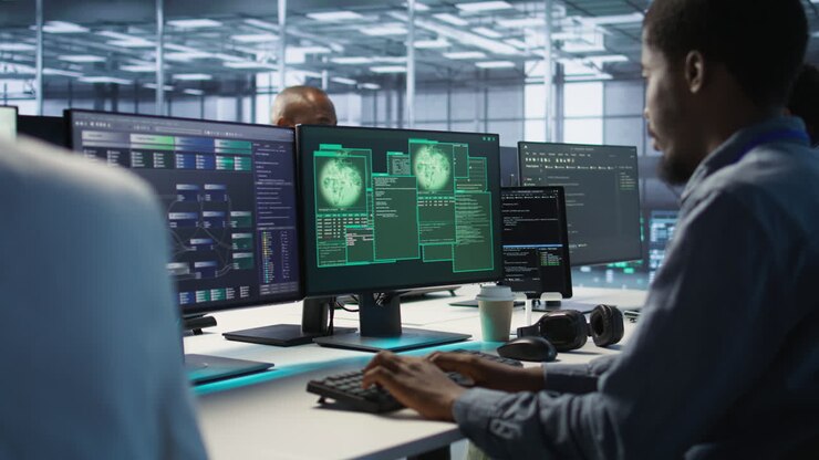IT Team Monitoring and Responding to a System Hack